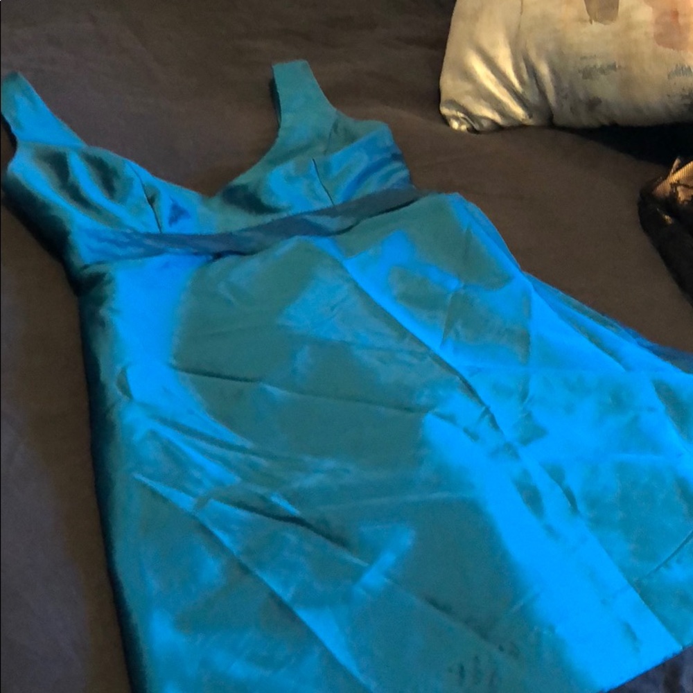 Altered to 4/6 Alfred Sung bridesmaid dress.